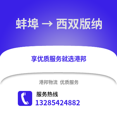 蚌埠到西雙版納物流專線_蚌埠到西雙版納貨運專線公司