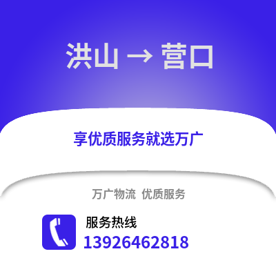 武漢洪山到營口物流專線_武漢洪山到營口貨運專線公司