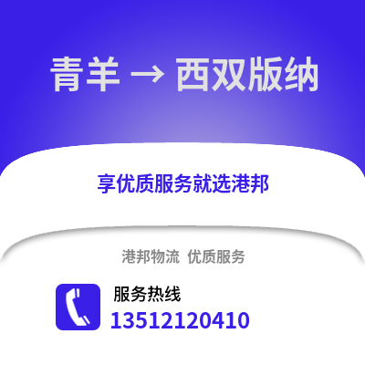 成都青羊到西雙版納物流專線_成都青羊到西雙版納貨運(yùn)專線公司