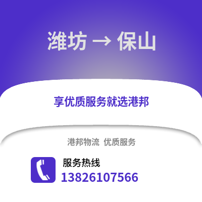 濰坊到保山物流專線_濰坊到保山貨運專線公司