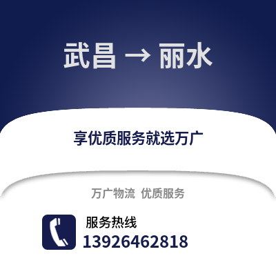 武漢武昌到麗水物流專線_武漢武昌到麗水貨運專線公司