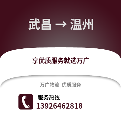 武漢武昌到溫州物流專線_武漢武昌到溫州貨運專線公司